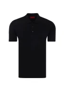 polo tričko darelli-u1 | regular fit HUGO 	čierna	